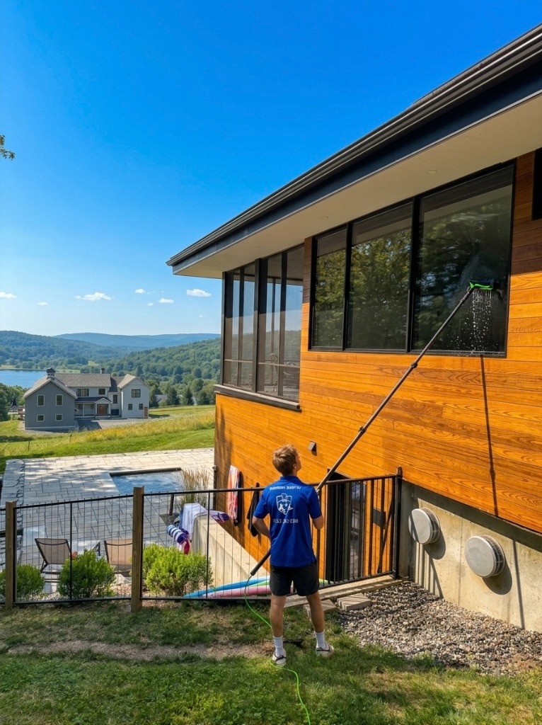 Window washing process