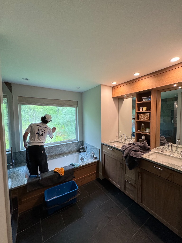Window cleaning professional